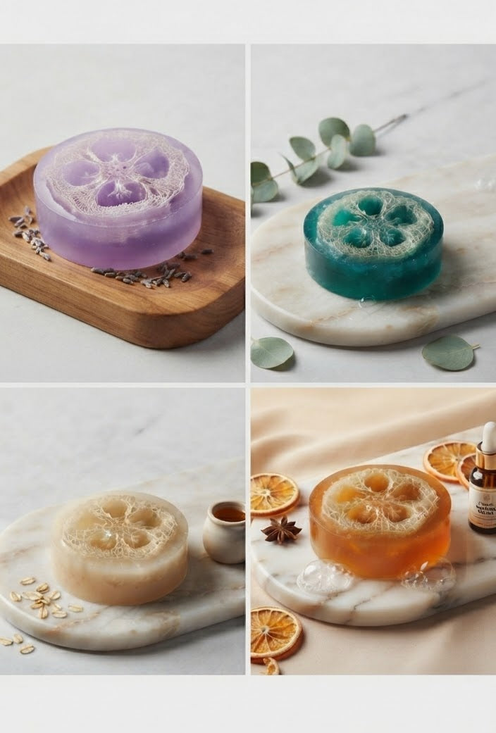 Loofah bath soap scrubb ( 2 in 1 )