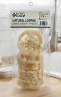Natural Loofah Dishwashing Scrub – 4-Piece Pack