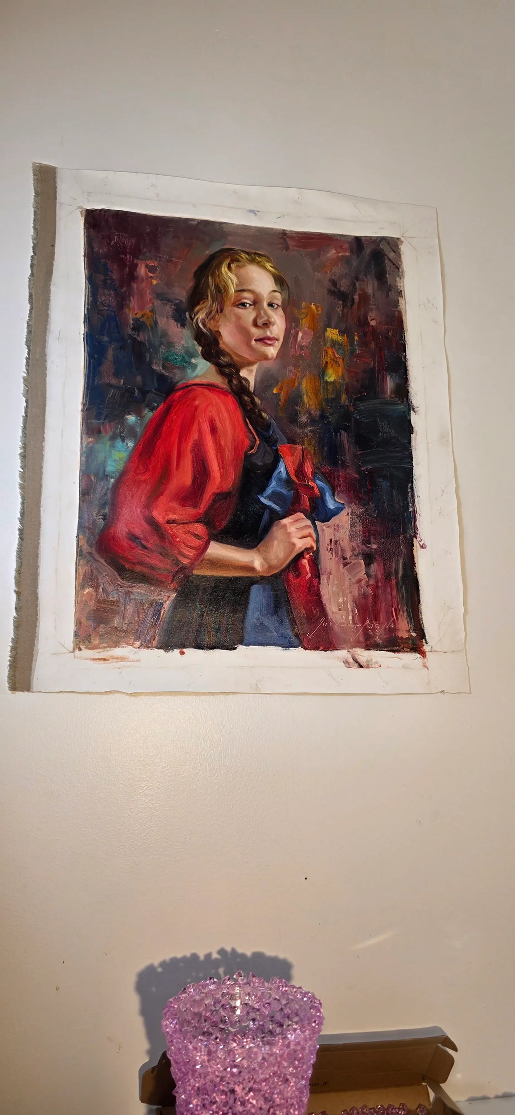 OIL ON CANVAS PORTRAIT - ORIGINAL HAND PAINTED