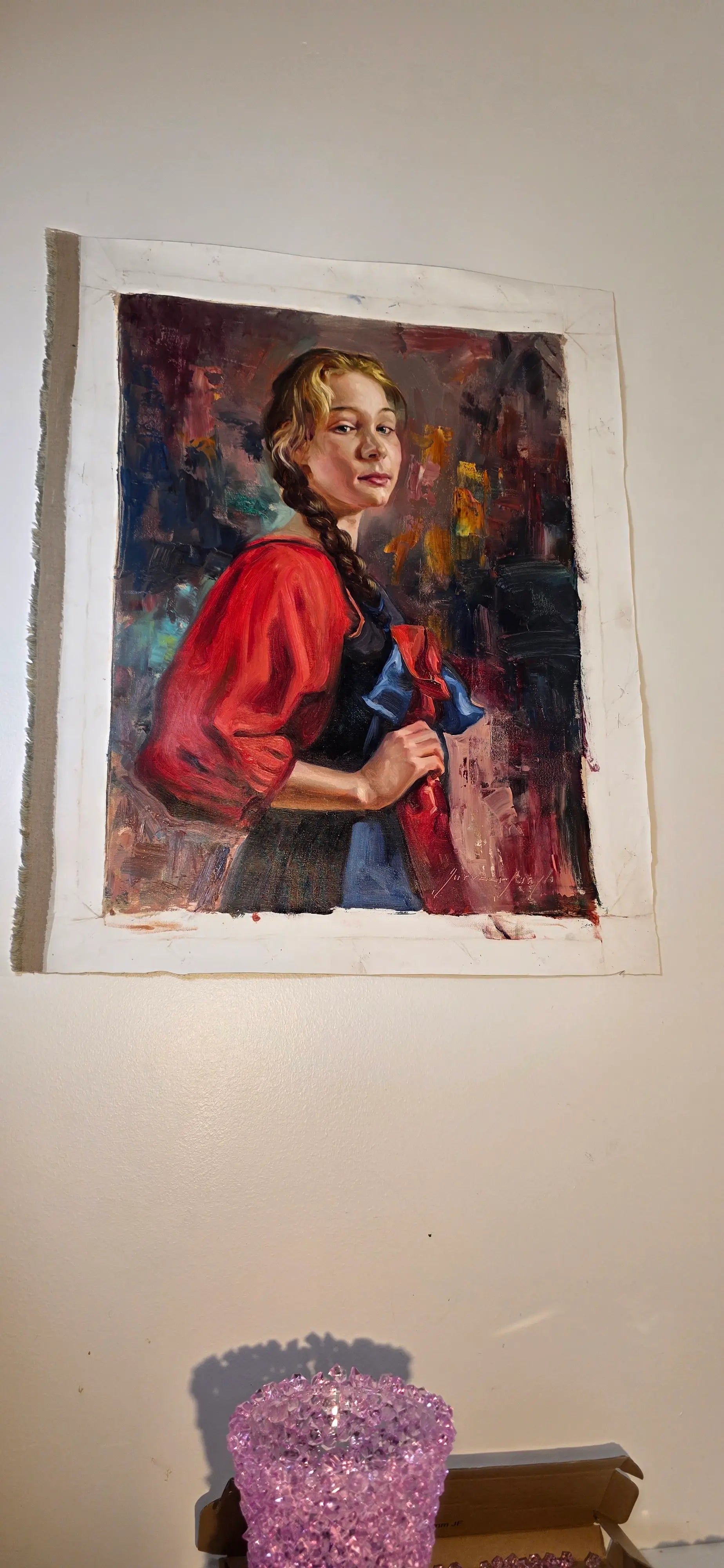 OIL ON CANVAS PORTRAIT - ORIGINAL HAND PAINTED