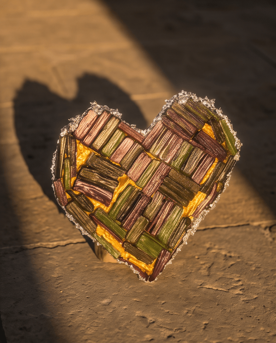 Driftwood heart