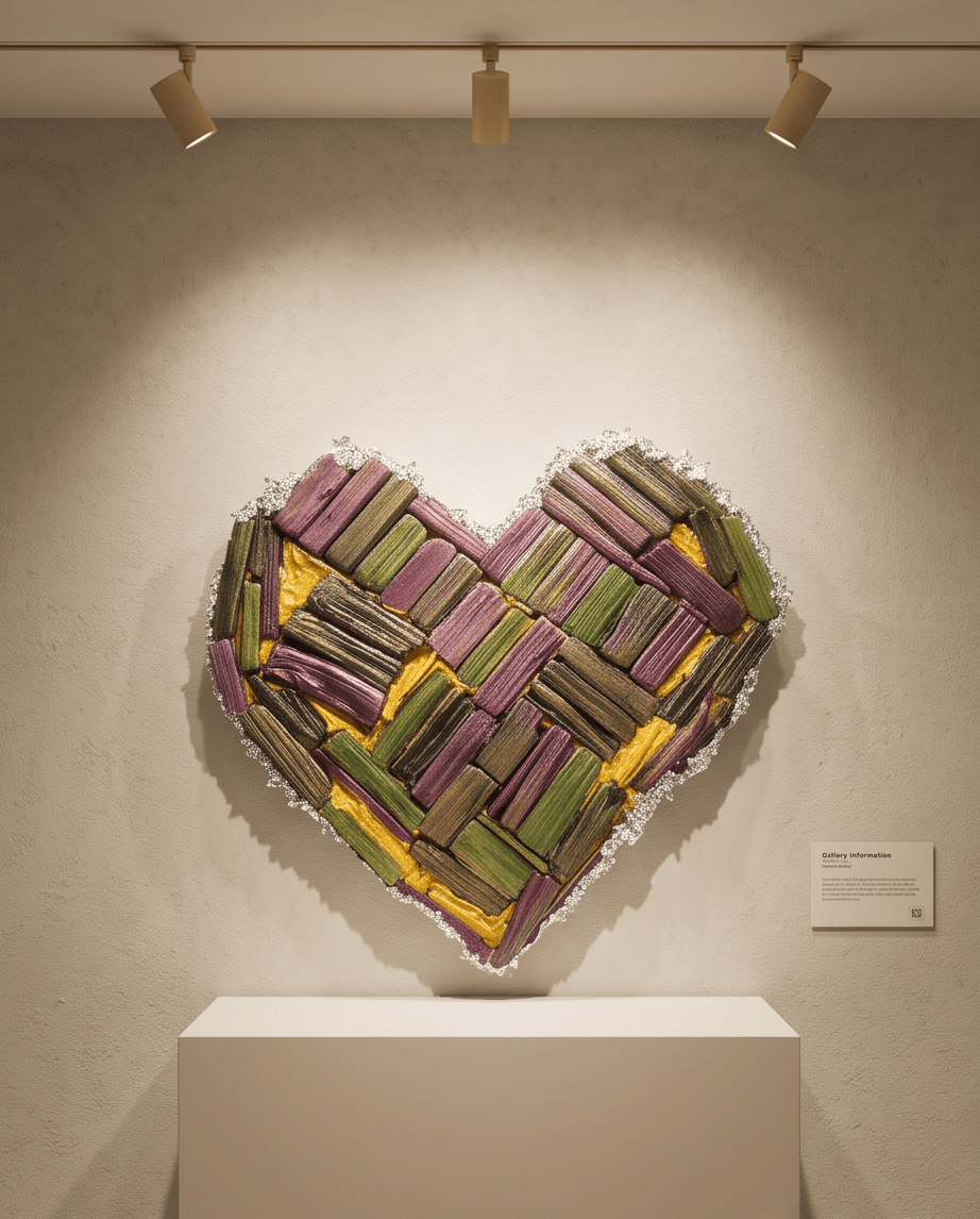 Driftwood heart