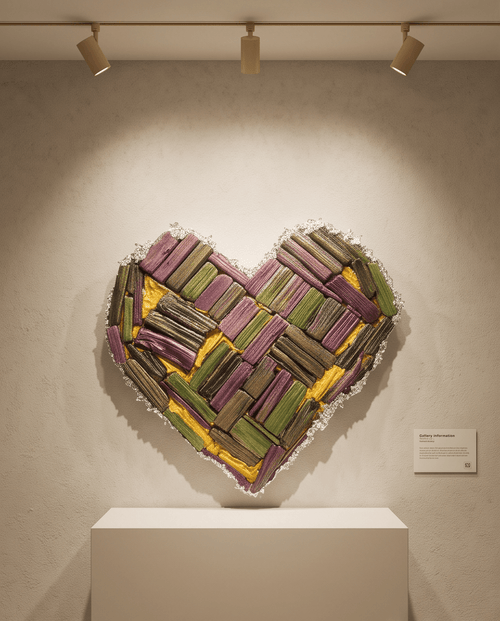 Driftwood heart