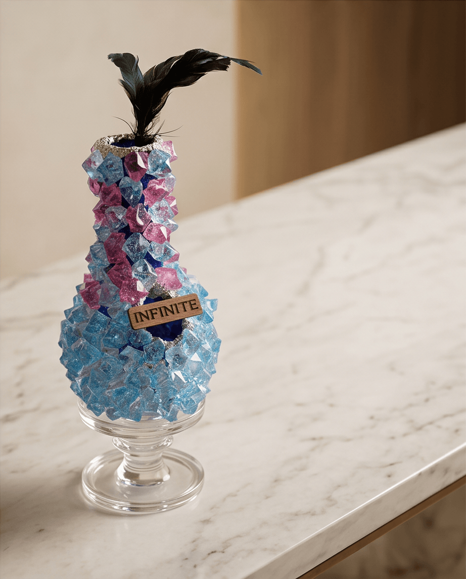 Handmade mixed media vessel - Infinite edition