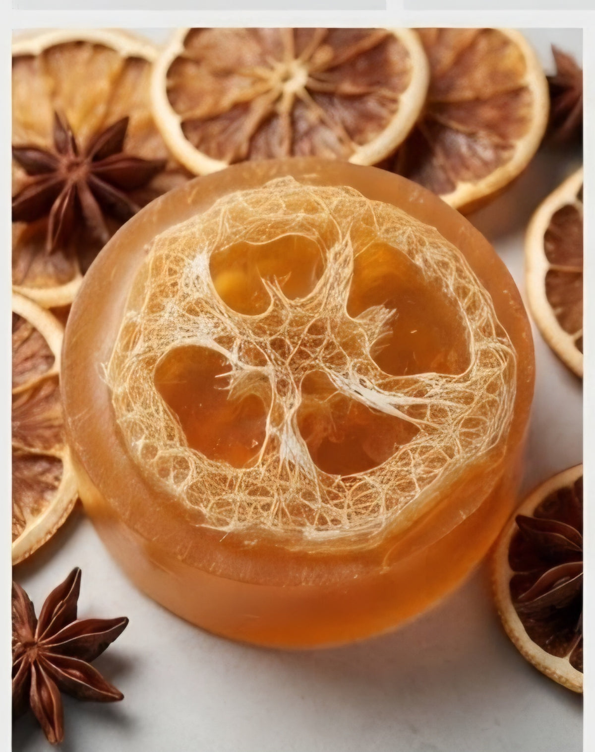 Citrus & Honey 2-in-1 Loofah Soap Bar | Sweet Orange & Honey